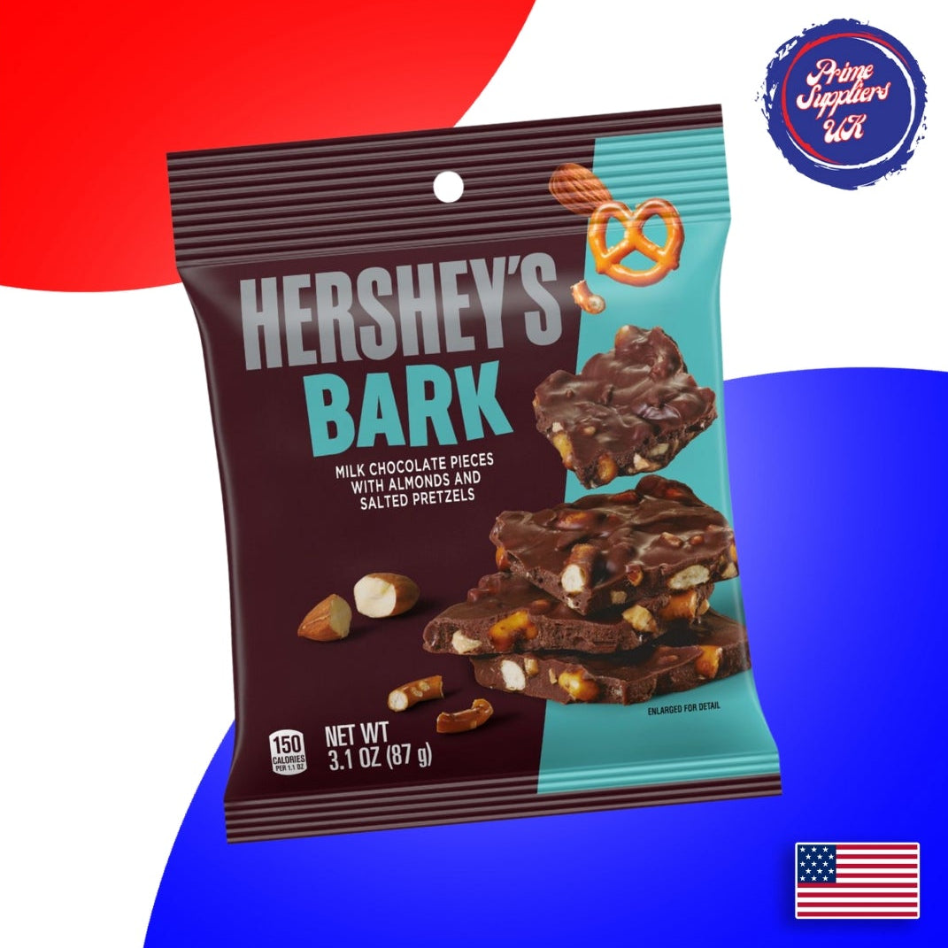 Hershey's Bark w/Pretzels & Almonds Peg Bag (87g)