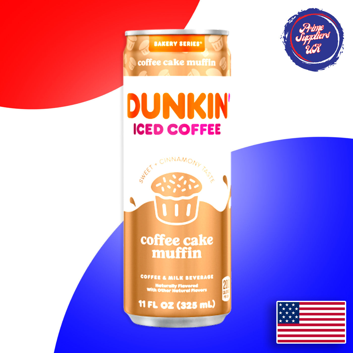 Dunkin Iced Coffee Coffee Cake Batter Muffin