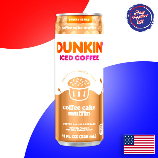 Dunkin Iced Coffee Coffee Cake Batter Muffin