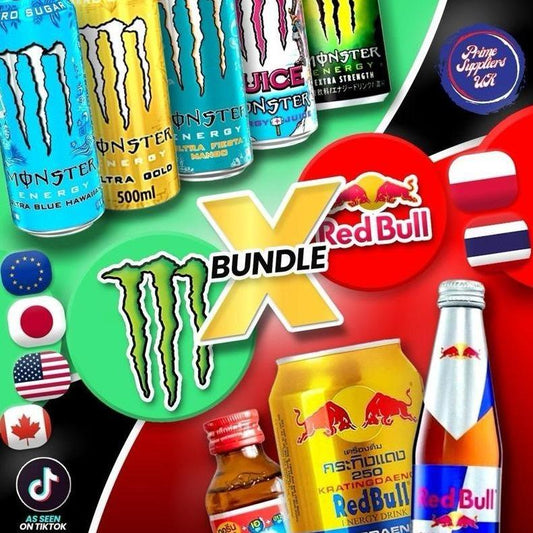 Monster Energy x RedBull - Ultimate Energy Drinks Bundle