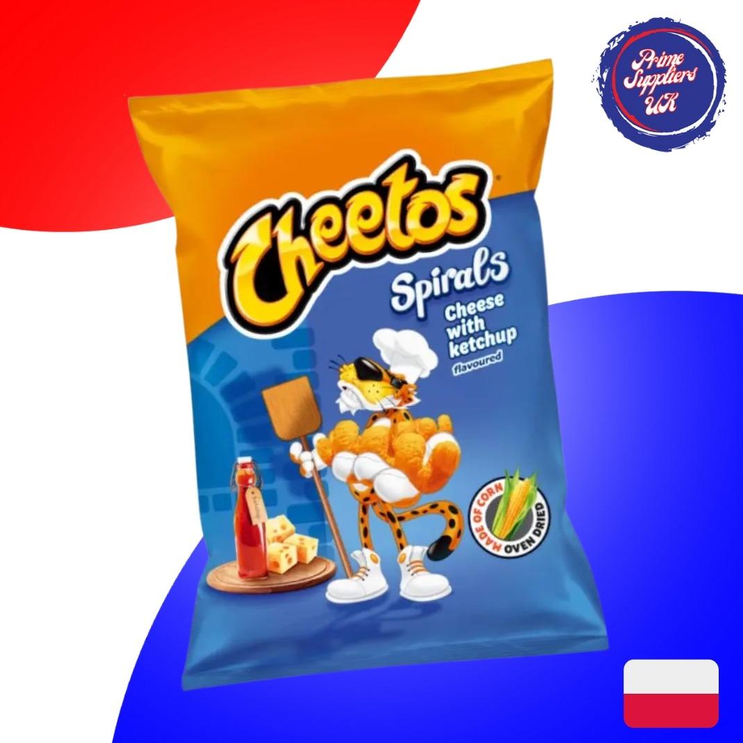 Cheetos Cheese & Ketchup 145g (Poland)