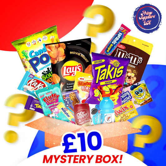 £10 Mystery Box (Candy, Snacks, Drinks & Chocolates)