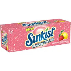 Sunkist Strawberry Lemonade - 12-Pack (12 x 12fl.oz (355ml)