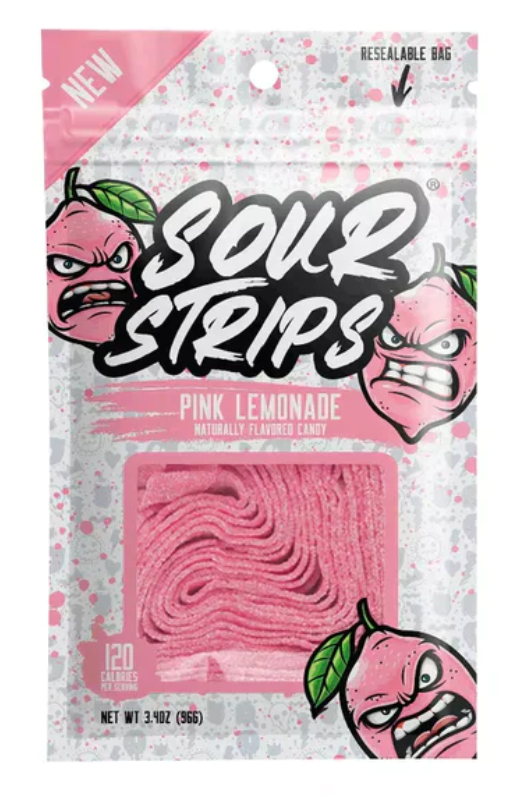 Sour Strips Pink Lemonade