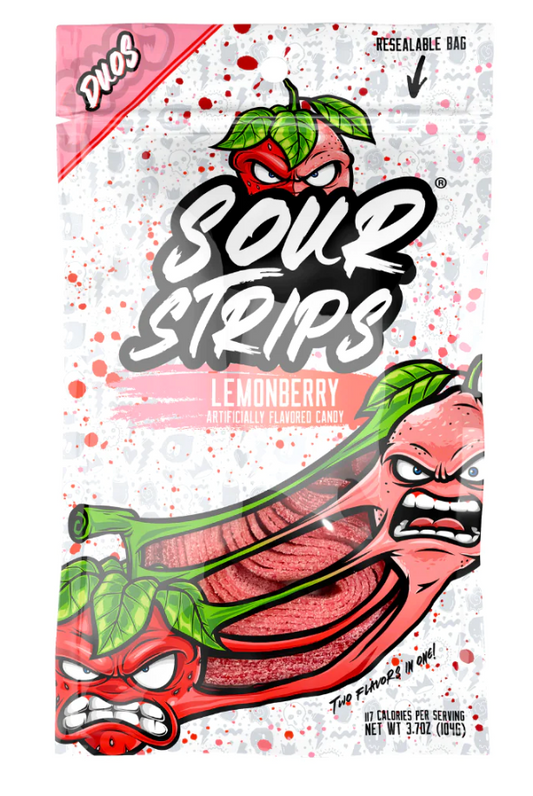 Sour Strips Lemonberry