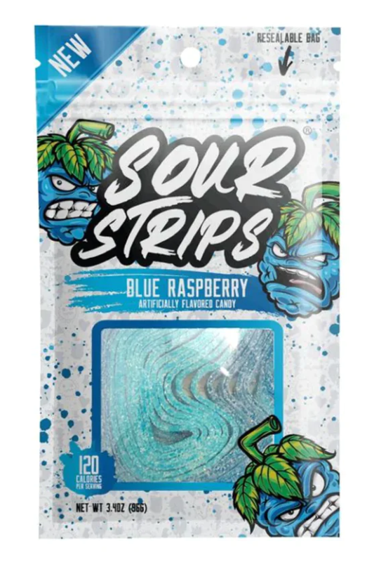 Sour Strips Blue Raspberry