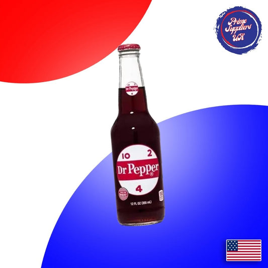 Dr Pepper Real Sugar Glass Bottle