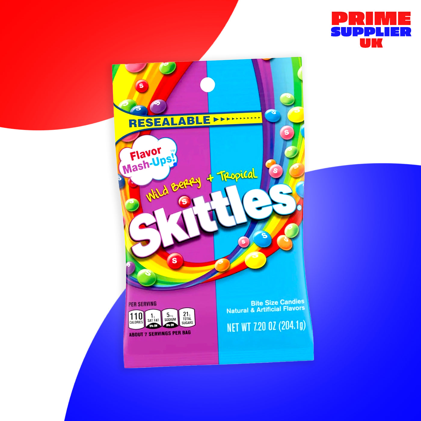 Skittles Wild Berry + Tropical Peg Bag