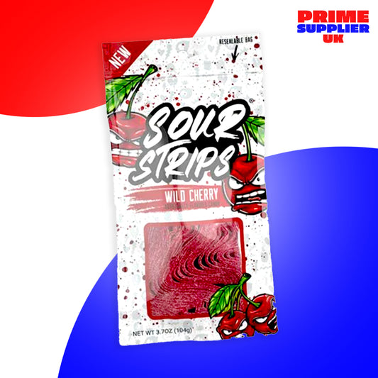 Sour Strips Wild Cherry