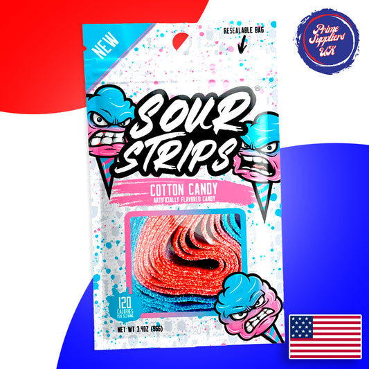 Sour Strips Cotton Candy